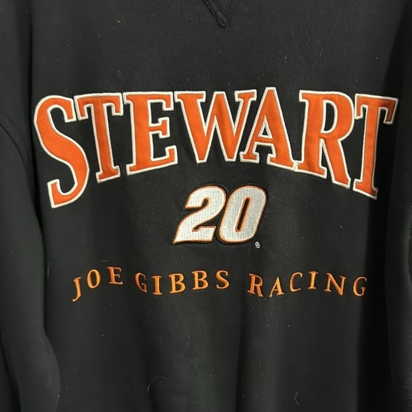 Stewart Pullover Joe Gibbs Racing long sleeve sweatshirt type jersey Size Medium - Picture 2 of 7